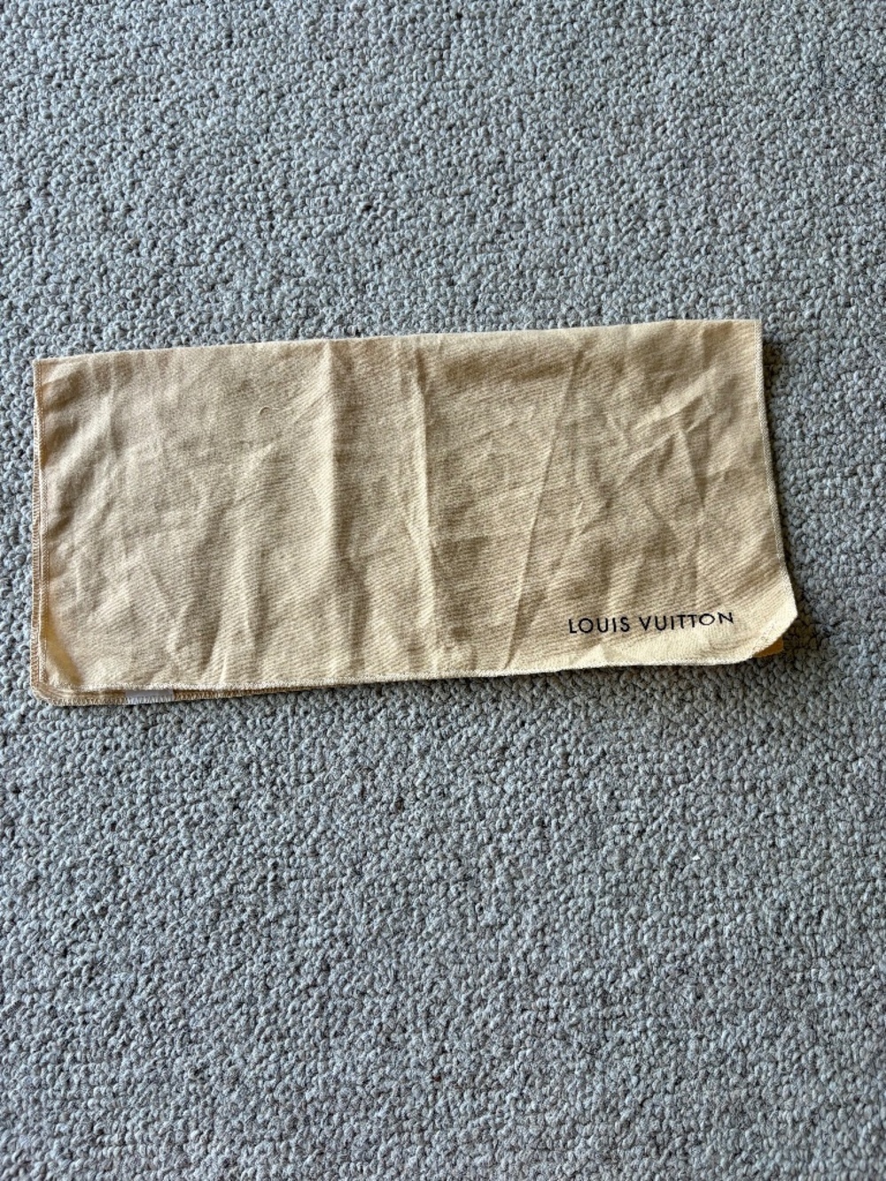 Louis Vuitton Dust Bag 17x8 Cotton Envelope Storage LV Authentic